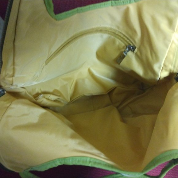 ❤️JEANNE LOTTIE Art Deco Nylon Hobo Purse +3 Logo Zip Pulls & 1 Purse JL Key FOB - Picture 4 of 10